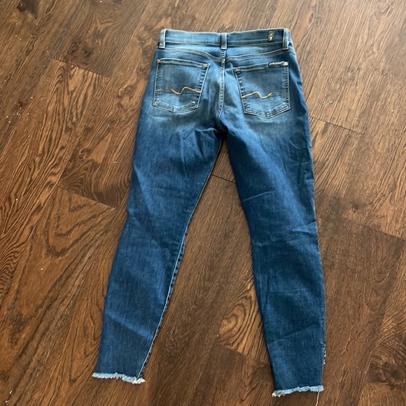 7 all man kind jean ankle fray - Picture 2 of 2